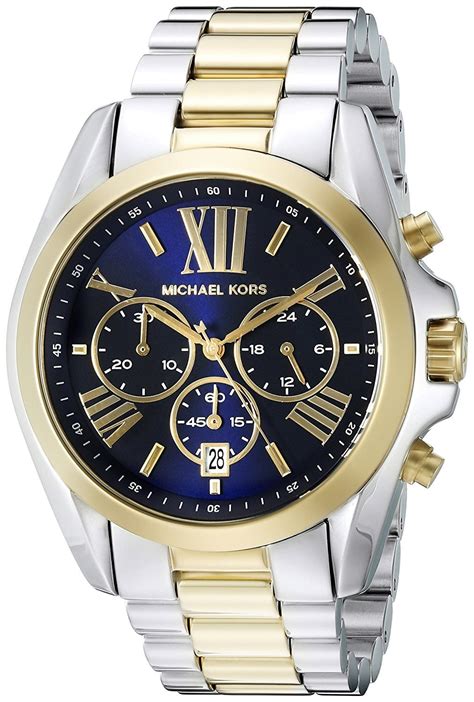 michael kors two toned watch mens|Michael Kors runway chronograph.